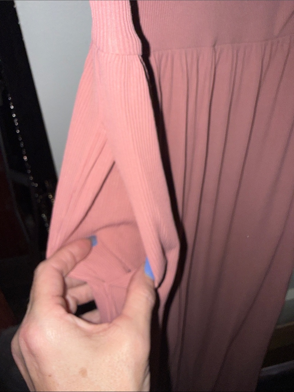 Sleeveless Maxi Dress in Dusty Rose - Picture 4 of 11